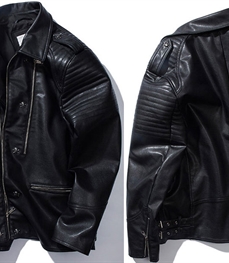 市场上装-皮衣-休闲男装皮衣