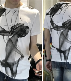 市场上装-T恤-时尚男装t恤