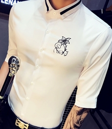 市场上装-衬衫-时尚男装衬衫