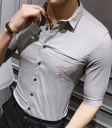 市场上装-衬衫-时尚男装衬衫