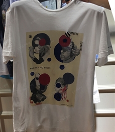 市场上装-T恤-（实拍）休闲男装t恤