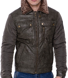 市场上装-皮衣-时尚商务皮衣