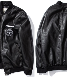 市场上装-皮衣-休闲男装皮衣