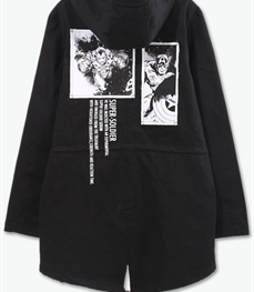 市场上装-中长外套-休闲男装中长外套