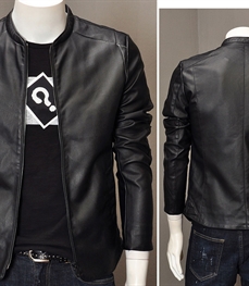 市场上装-皮衣-时尚男装皮衣