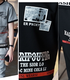 市场上装-套装-休闲男装套装