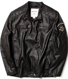 市场上装-皮衣-休闲男装皮衣