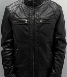 市场上装-皮衣-时尚男装皮衣