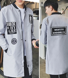 市场上装-中长外套-时尚男装中长外套