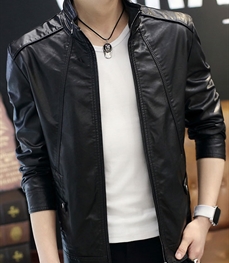 市场上装-皮衣-时尚男装皮衣