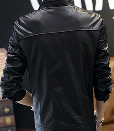 市场上装-皮衣-时尚男装皮衣