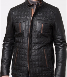 市场上装-皮衣-时尚商务皮衣