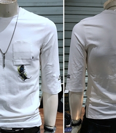 市场上装-T恤-时尚男装t恤