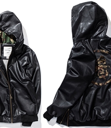 市场上装-皮衣-休闲男装皮衣