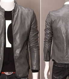 市场上装-皮衣-时尚男装皮衣