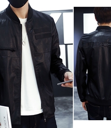 市场上装-皮衣-休闲男装皮衣
