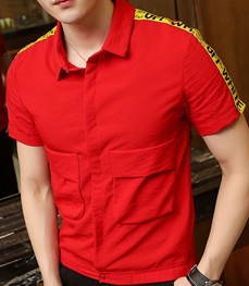 市场上装-衬衫-时尚男装衬衫