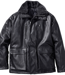 市场上装-皮衣-时尚商务皮衣