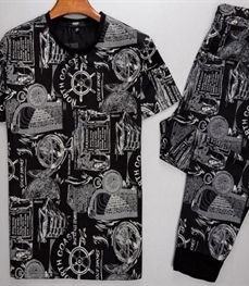 市场上装-套装-休闲男装套装