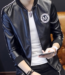 市场上装-皮衣-休闲男装皮衣