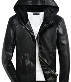 市场上装-皮衣-时尚男装皮衣