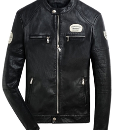 市场上装-皮衣-时尚男装皮衣