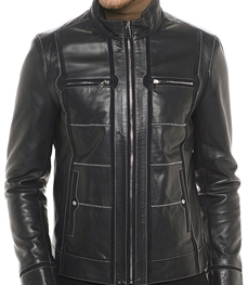 市场上装-皮衣-时尚商务皮衣