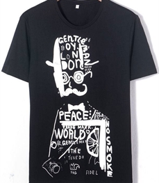 市场上装-T恤-休闲男装t恤