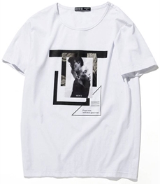 市场上装-T恤-休闲男装t恤