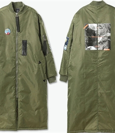 市场上装-中长外套-休闲男装中长外套