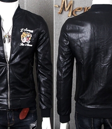 市场上装-皮衣-休闲男装皮衣