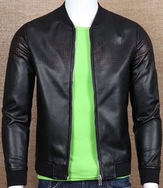 市场上装-皮衣-时尚男装皮衣