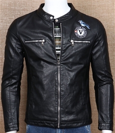 市场上装-皮衣-时尚男装皮衣