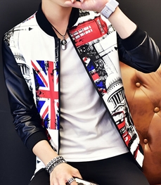 市场上装-皮衣-休闲男装皮衣