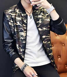 市场上装-皮衣-休闲男装皮衣