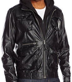 市场上装-皮衣-时尚男装皮衣