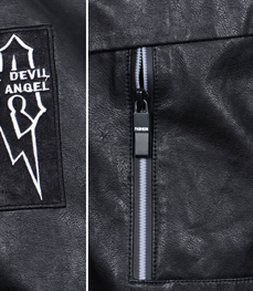 市场上装-皮衣-时尚男装皮衣