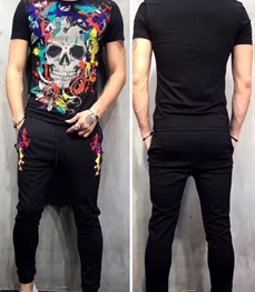 市场上装-套装-休闲男装套装