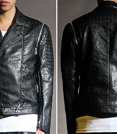 市场上装-皮衣-休闲男装皮衣