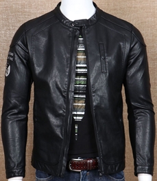 市场上装-皮衣-时尚男装皮衣