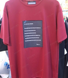 市场上装-T恤-（实拍）时尚男装t恤