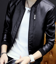 市场上装-皮衣-休闲男装皮衣
