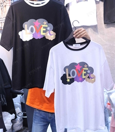 市场上装-T恤-（实拍）时尚男装t恤