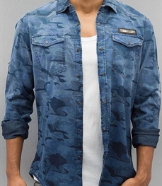 市场上装-衬衫-时尚男装衬衫