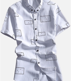 市场上装-衬衫-时尚男装衬衫