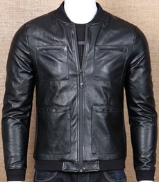 市场上装-皮衣-时尚男装皮衣