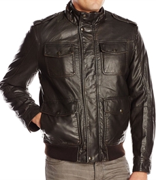 市场上装-皮衣-时尚商务皮衣