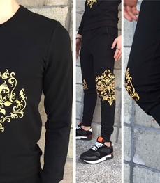 市场上装-套装-休闲男装套装