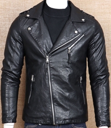 市场上装-皮衣-时尚男装皮衣