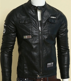市场上装-皮衣-时尚男装皮衣